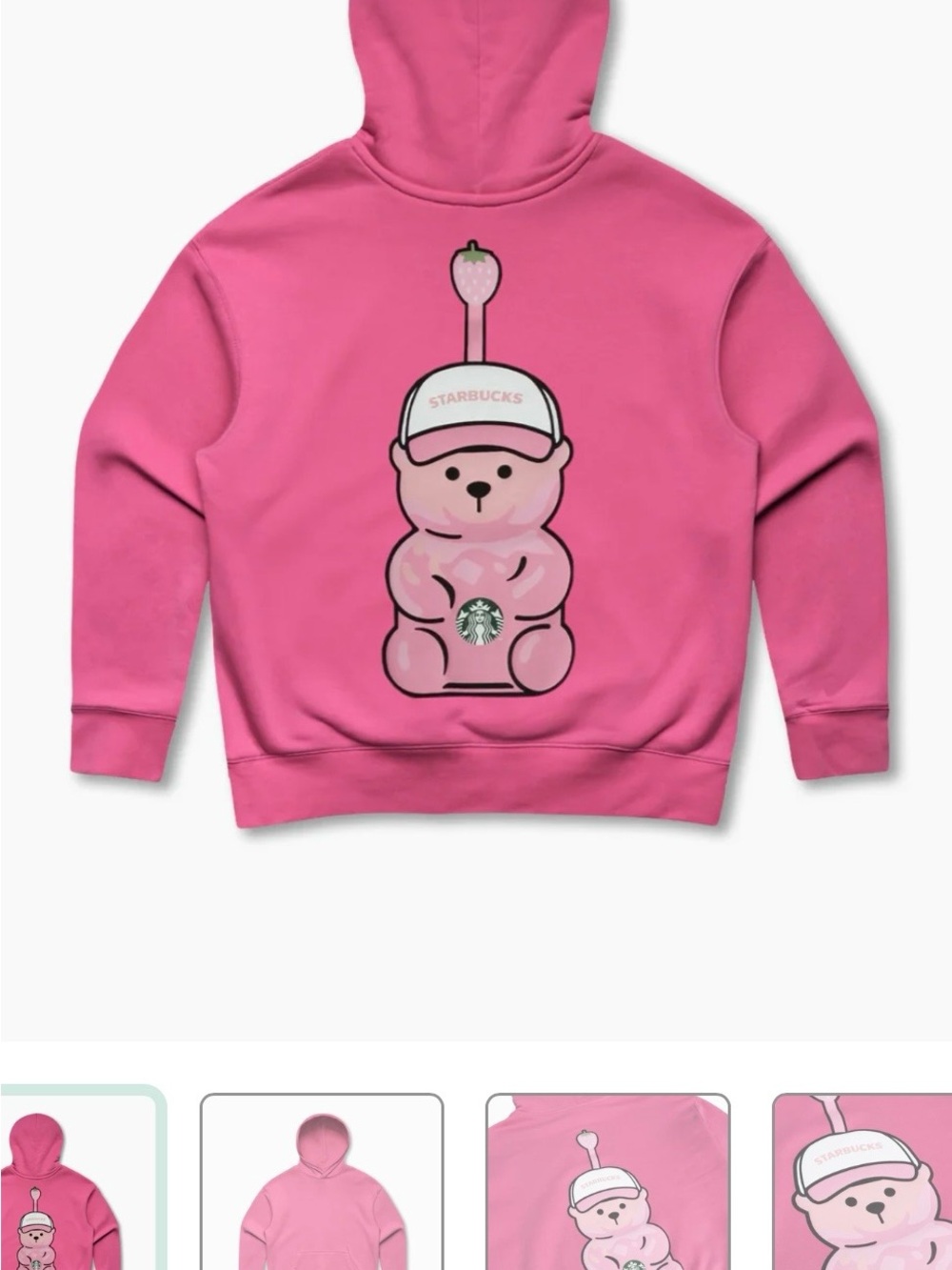 Starbucks Bearista™ Women's Pink Hoodie
